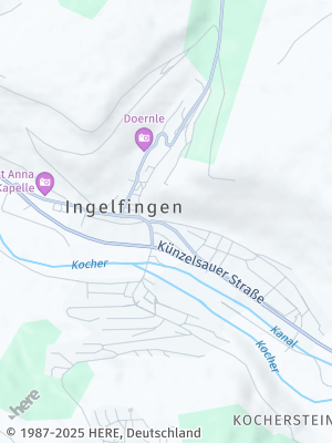 Here Map of Ingelfingen