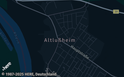 Heizung Map of Altlußheim