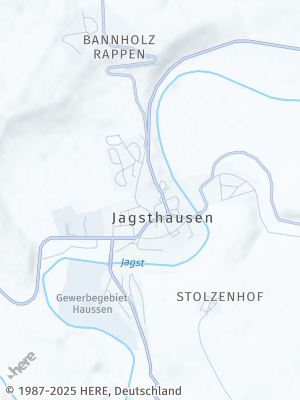Here Map of Jagsthausen bei Heilbronn