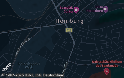 Heizung Map of Homburg