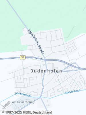 Here Map of Dudenhofen