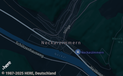 Heizung Map of Neckarzimmern