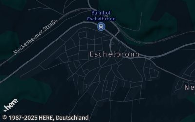 Heizung Map of Eschelbronn