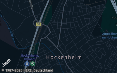 Heizung Map of Hockenheim