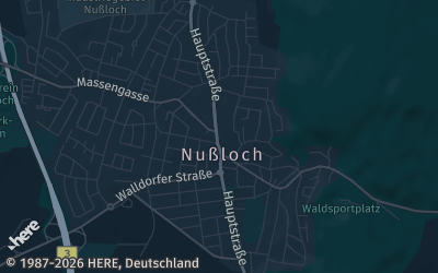 Heizung Map of Nußloch