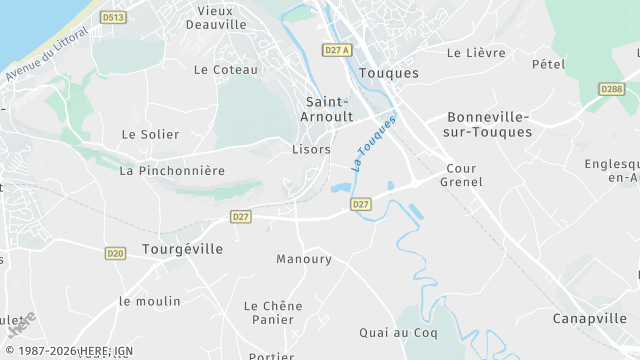 Carte de la zone d'intervention à Saint-Arnoult