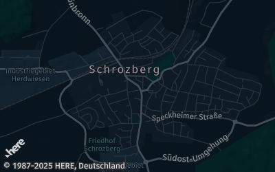 Heizung Map of Schrozberg