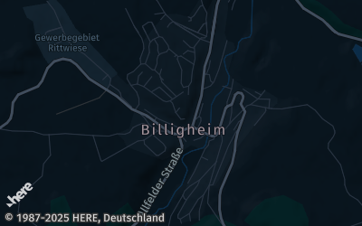 Heizung Map of Billigheim