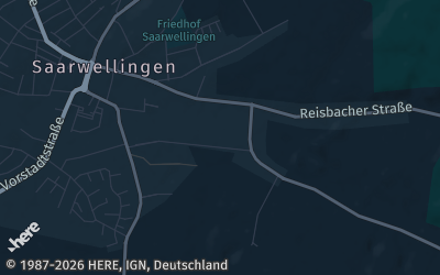 Heizung Map of Saarwellingen