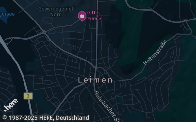 Heizung Map of Leimen