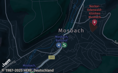 Heizung Map of Mosbach