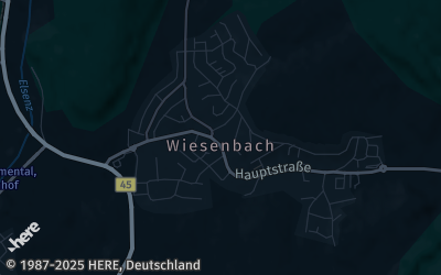 Heizung Map of Wiesenbach