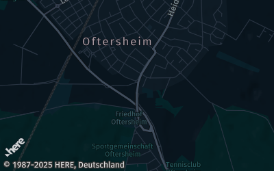 Heizung Map of Oftersheim