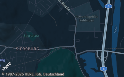 Heizung Map of Rehlingen-Siersburg