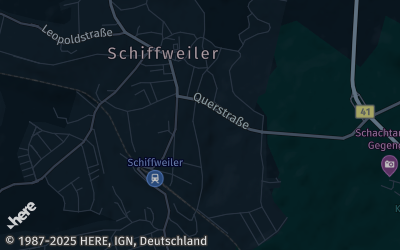 Heizung Map of Schiffweiler