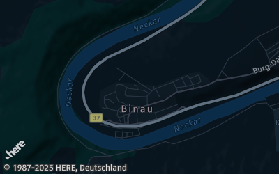 Heizung Map of Binau
