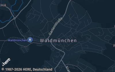 Heizung Map of Waldmünchen