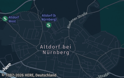 Heizung Map of Altdorf bei Nürnberg