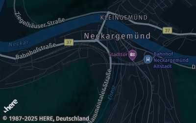 Heizung Map of Neckargemünd