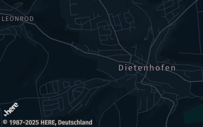 Heizung Map of Dietenhofen