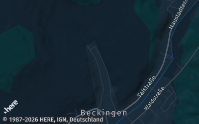 Heizung Map of Beckingen