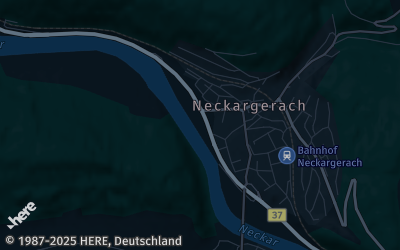 Heizung Map of Neckargerach