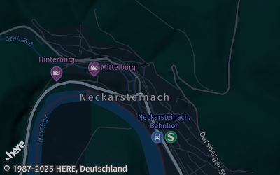 Heizung Map of Neckarsteinach