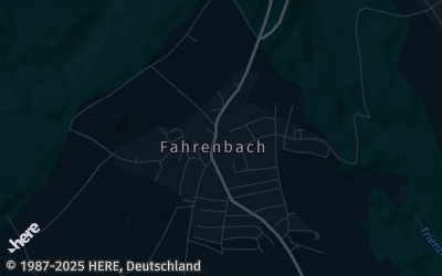 Heizung Map of Fahrenbach