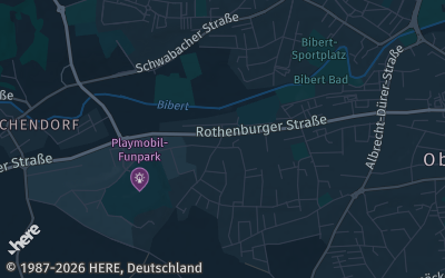 Heizung Map of Oberasbach bei Nürnberg