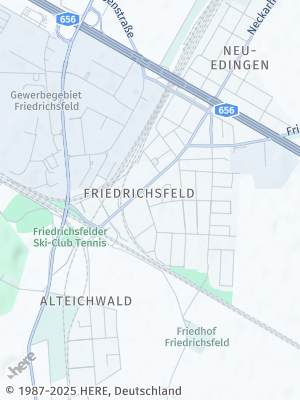 Here Map of Friedrichsfeld