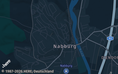 Heizung Map of Nabburg