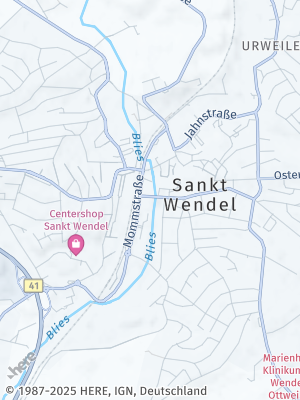 Here Map of Sankt Wendel