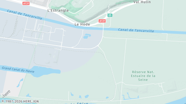 Carte de la zone d'intervention à Saint-Vigor-d'Ymonville