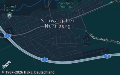 Heizung Map of Schwaig bei Nürnberg