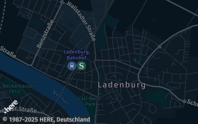 Heizung Map of Ladenburg