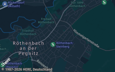 Heizung Map of Röthenbach an der Pegnitz