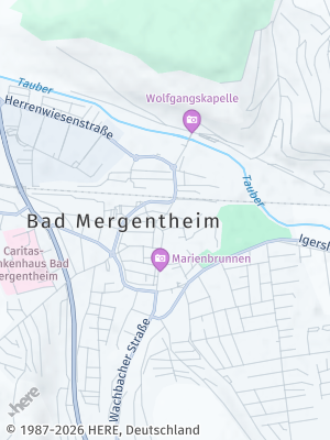 Here Map of Bad Mergentheim