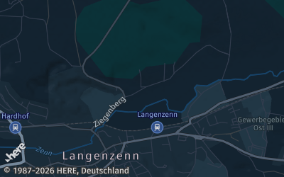 Heizung Map of Langenzenn