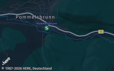Heizung Map of Pommelsbrunn