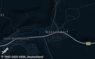 Heizung Map of Weigendorf
