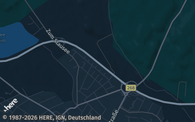 Heizung Map of Losheim am See