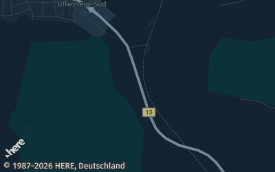 Heizung Map of Uffenheim