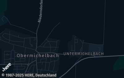 Heizung Map of Obermichelbach bei Fürth