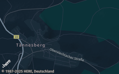 Heizung Map of Tännesberg
