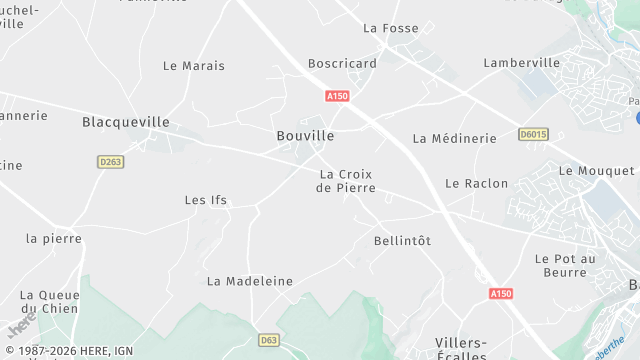 Carte de la zone d'intervention à Bouville
