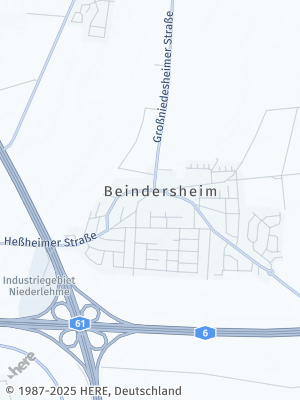 Here Map of Beindersheim