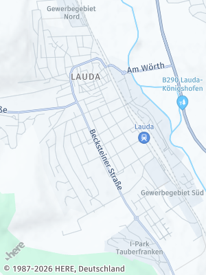 Here Map of Lauda-Königshofen