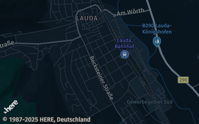 Heizung Map of Lauda-Königshofen