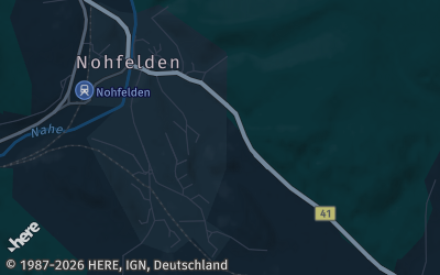 Heizung Map of Nohfelden