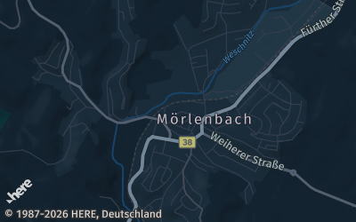 Heizung Map of Mörlenbach
